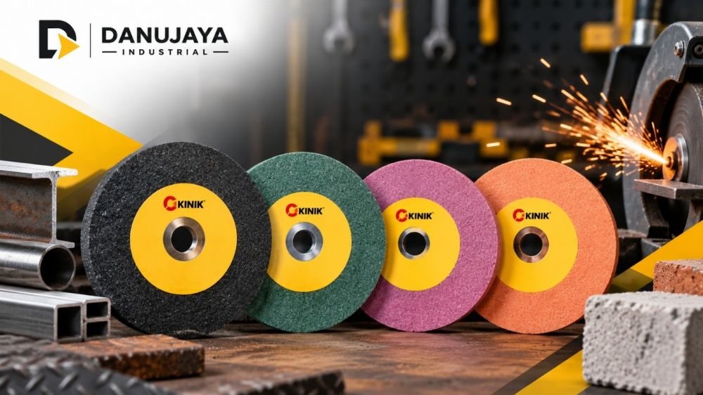 Jangan Salah Pilih! Kenali Warna Batu Gerinda KINIK Sesuai Fungsinya