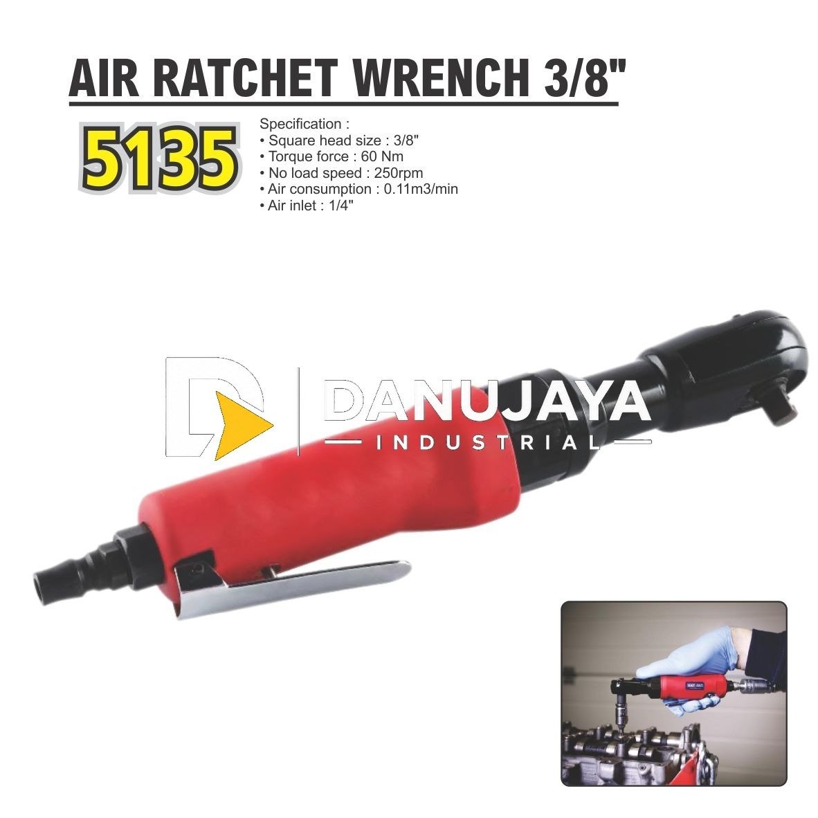 AIR IMPACT WRENCH 1” / PEMBUKA BAUT PAKAI ANGIN DRIVE TYPE : IPW-353 ALDO