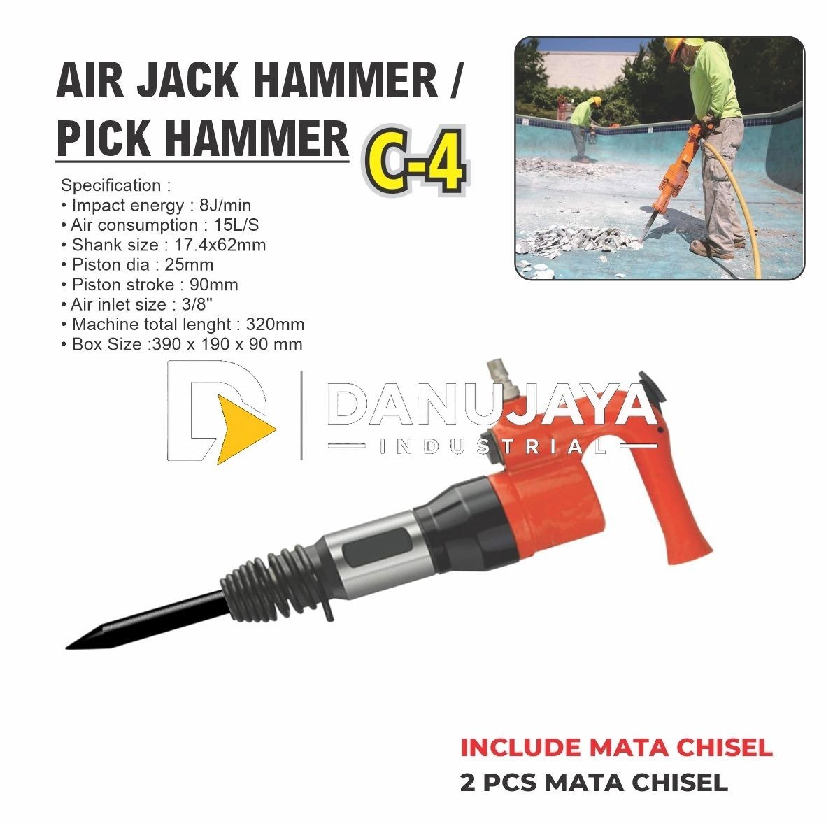AIR JACK HAMMER SERIES / PICK HAMMER SERIES / BOBOK BETON ANGIN / HAMMER BETON MESIN BOR BOBOK ANGIN / MESIN BOBOK PAKAI ANGIN MERK ALDO