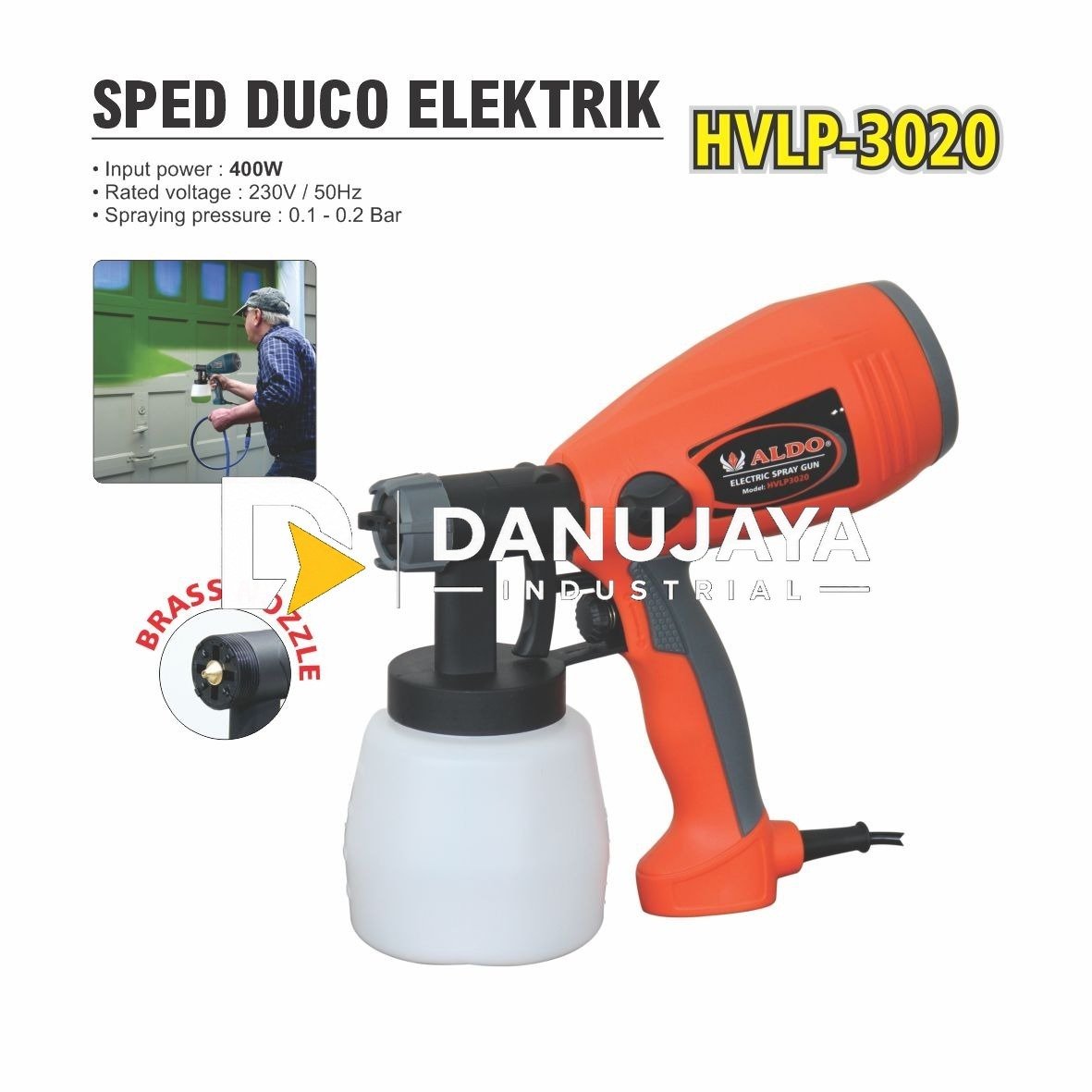 Alat Cat Semprot Listrik / Sped Duco Elektrik Airless Type : P-120 Merk ALDO