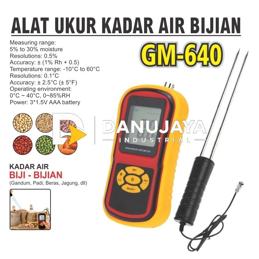 Alat Test Kadar Air Biji-Bijian Type : GM-640 Merk Aldo
