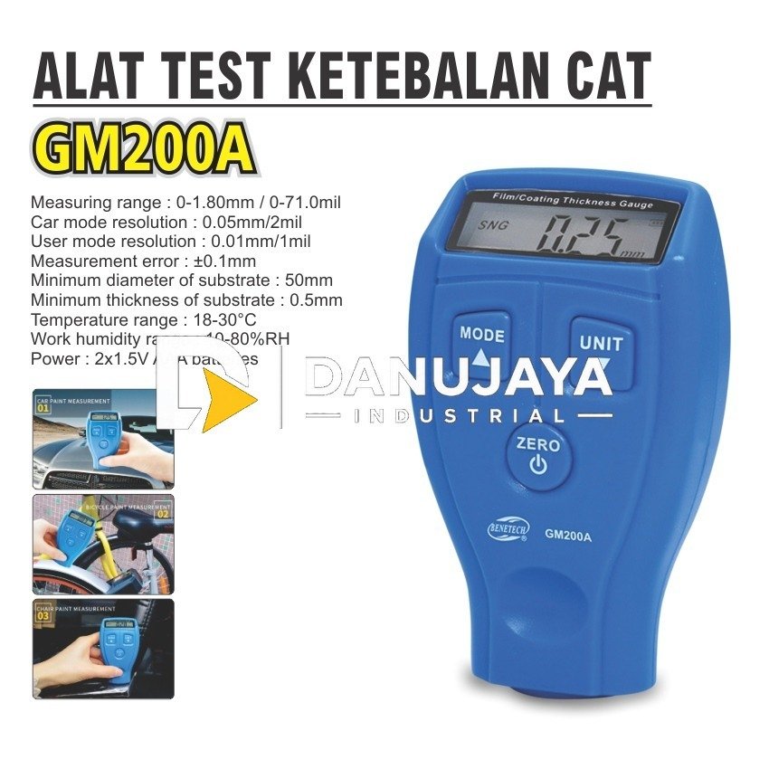 ALAT UKUR KETEBALAN CAT GM-200A MERK ALDO