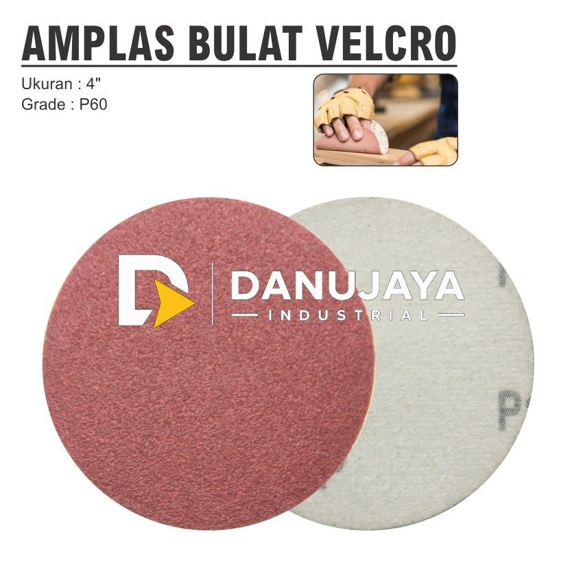 AMPLAS BULAT VELCRO 4 INCH ALDO