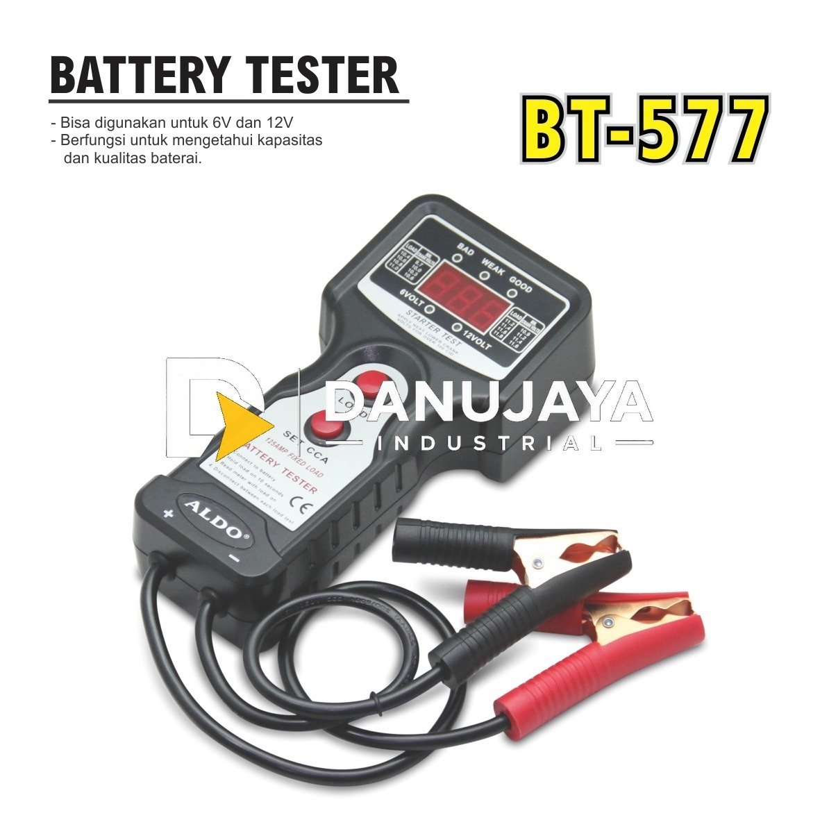 Battery Tester /Tes Aki Digital Type : BT-577 Merk ALDO