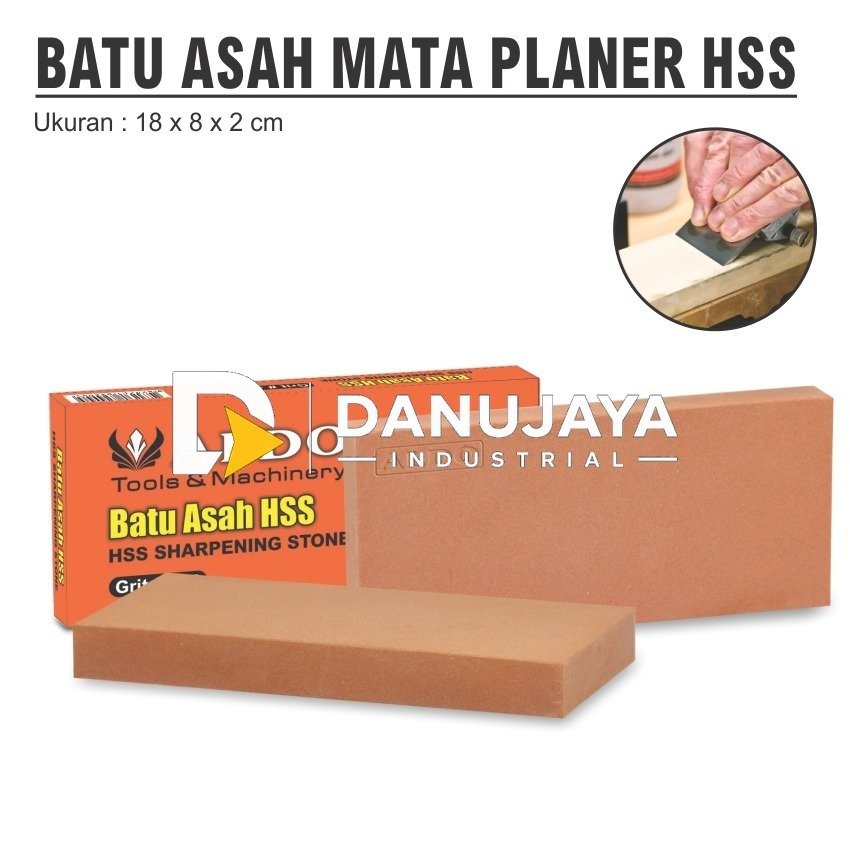 BATU ASAH PISAU MATA KETAM HSS / ORANGE MERK ALDO