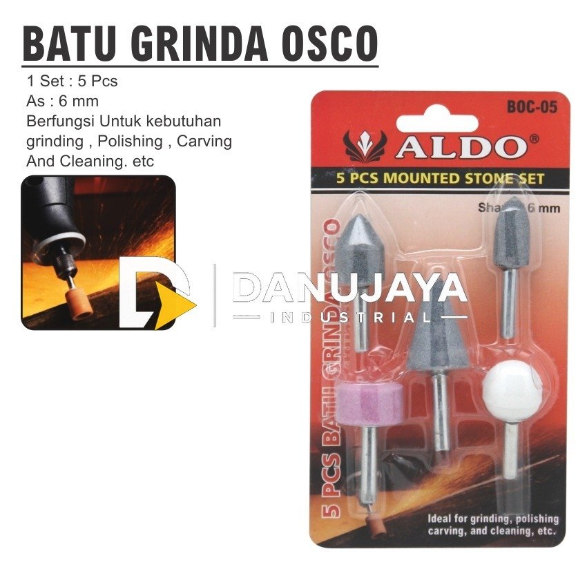 BATU GURINDA OSCO SERIES / MOUNTED STONE / GRINDA OSCO / MATA BOR BATU OSCO / MATA BOR BATU ASAH / TANGKAI PAYUNG MERK ALDO