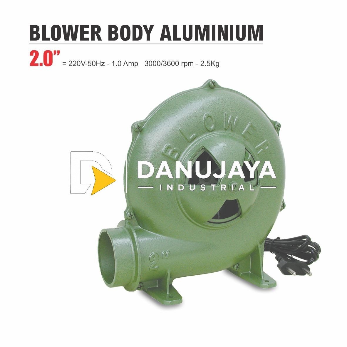 Blower Body Aluminium Ukuran 2" Merk Aldo