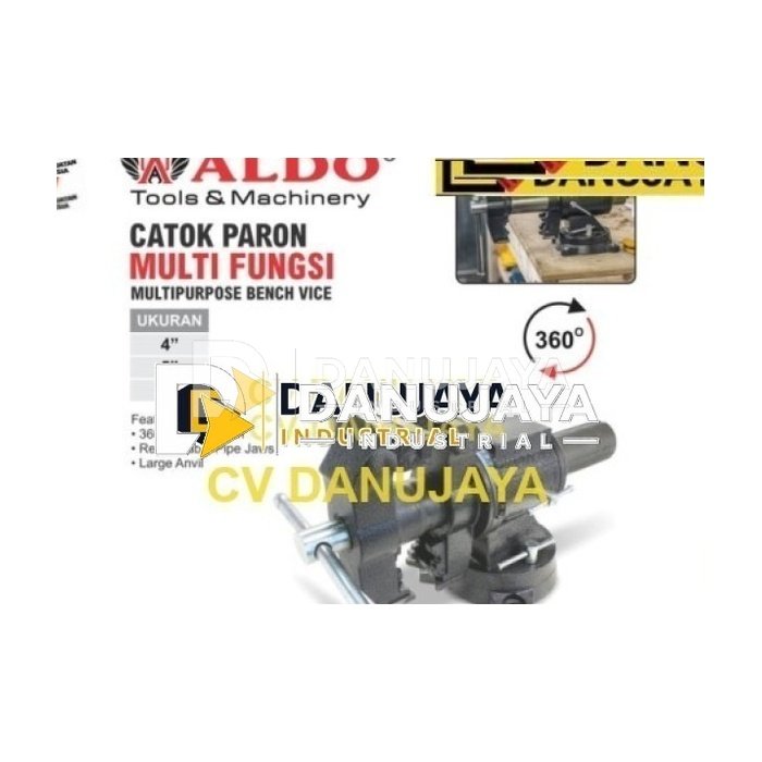 CATOK PARON MULTI FUNGSI / RAGUM BESI / CATOK BESI / MULTIPURPOSE BENCH VICE MERK ALDO