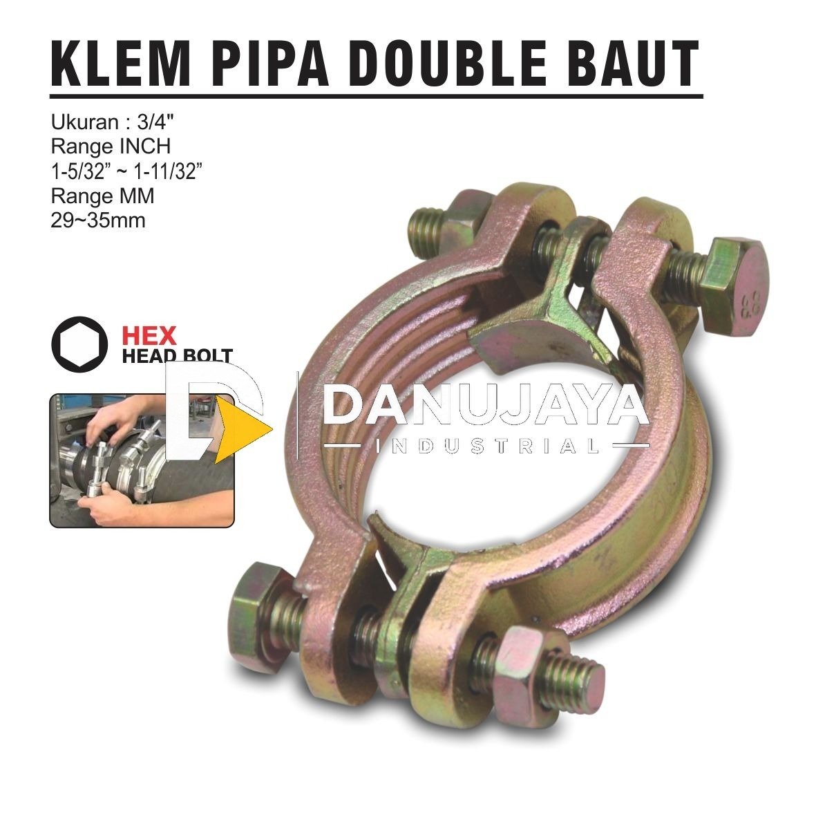 CATOK STRAPING BESI 3/4" STB-319 / CATOK KLEM ONLY / CATOK PACKING MERK ALDO