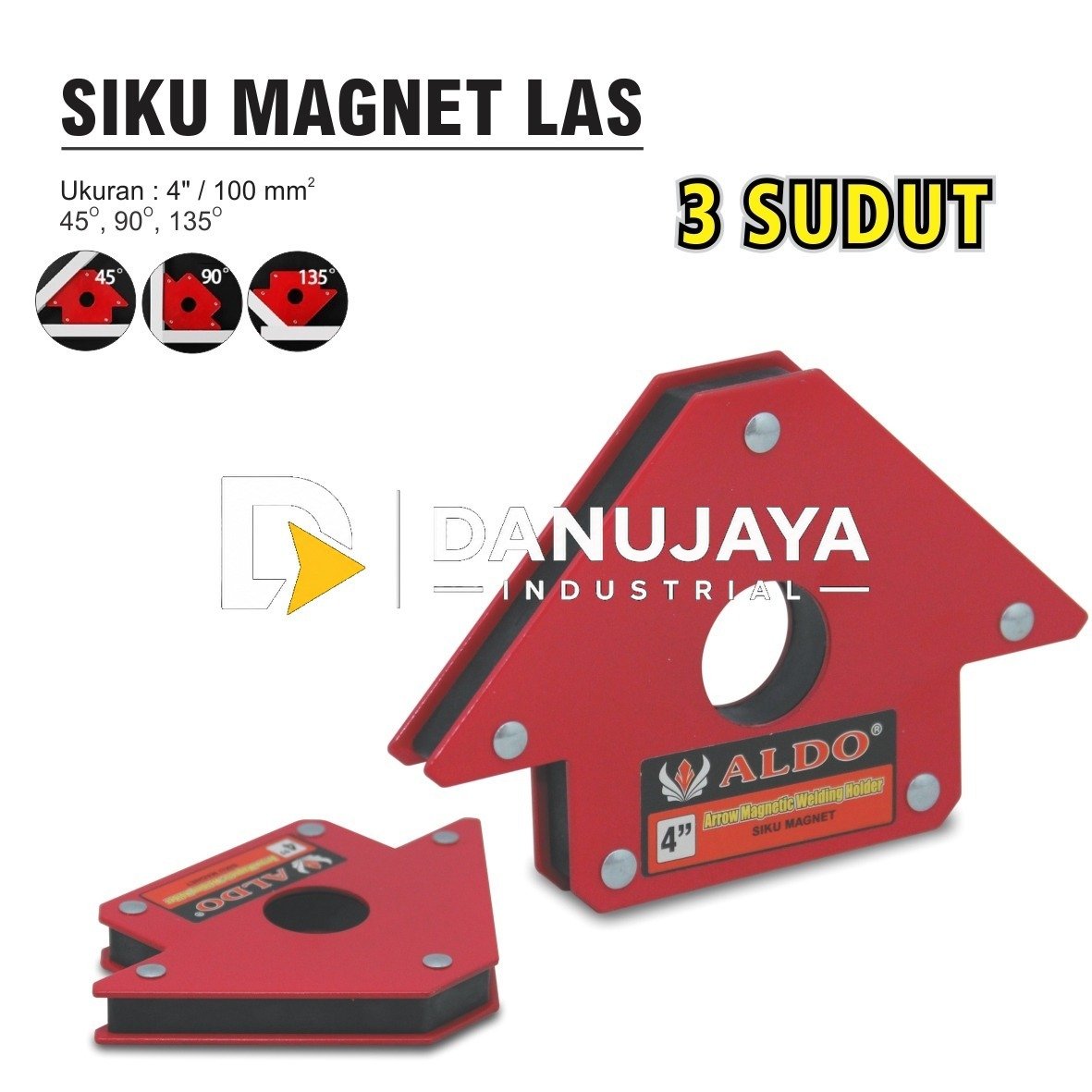 CATOK SUDUT 4 INCH ALDO / CORNER CLAMP MERK ALDO
