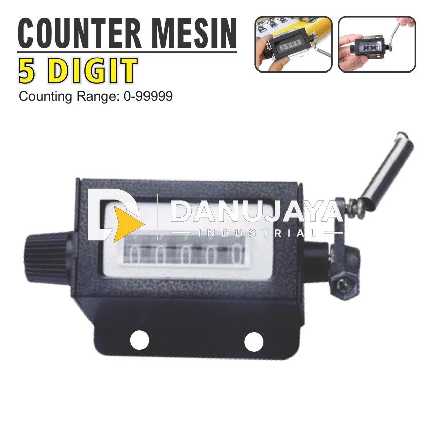 Counter Mesin 5 Digit Merk Aldo