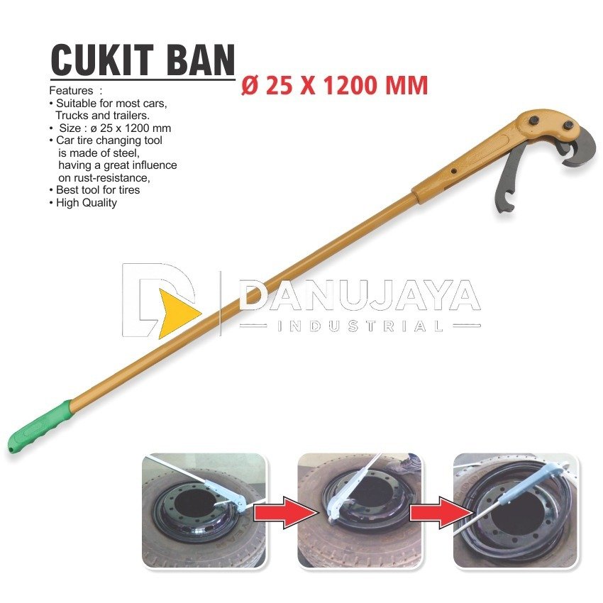 CUKIT BAN / RIM CROW BAR / CUNGKIL BAN SEPEDA / ALAT MELEPASKAN MEMASANG BAN / CONGKEL BAN / ALAT BUKAAN BAN MERK ALDO