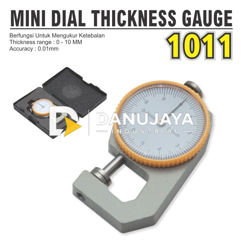 DIAL THICKNESS GAUGE / ALAT UKUR KETEBALAN 1011 MINI ALDO