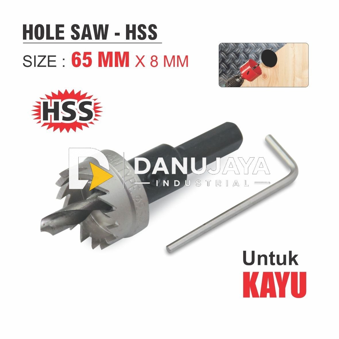 DIAMOND HOLE SAW AFUR 65 MM / MATA BOR GRANIT KERAMIK MARMER ALDO