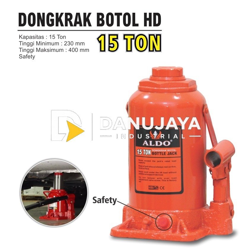 DONGKRAK BOTOL HEAVY DUTY 15 TON