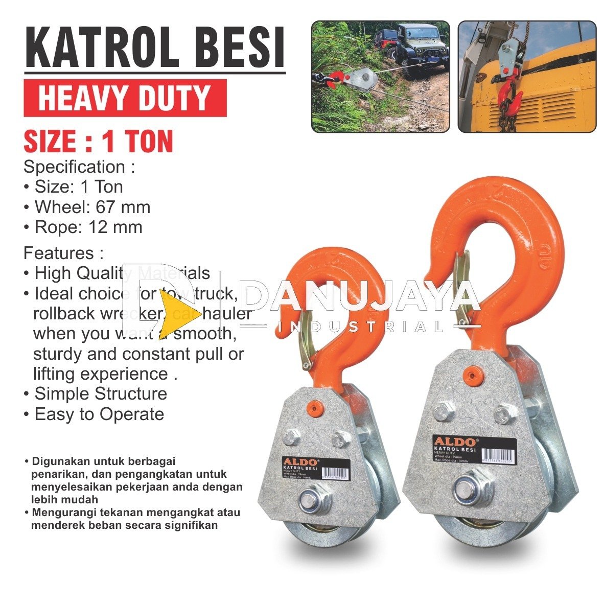 DONGKRAK BOTOL HEAVY DUTY 3 TON