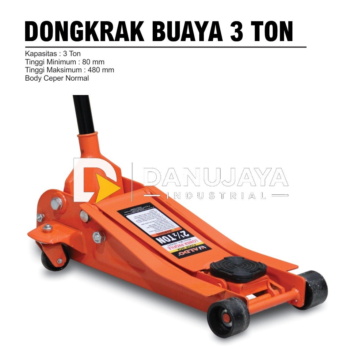 DONGKRAK BUAYA BODY CEPER 3 TON NORMAL