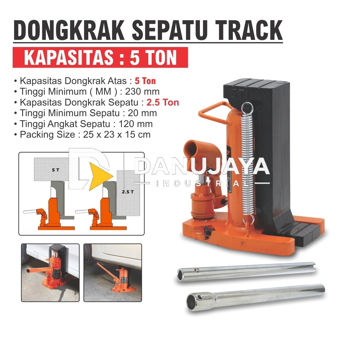 DONGKRAK SEPATU TRACK / HYDRAULIC TOE JACK MERK ALDO