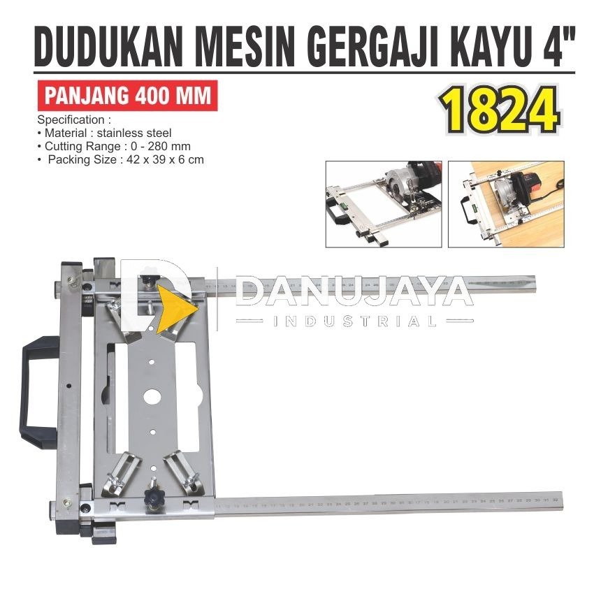 DUDUKAN MESIN GERGAJI KAYU / DUDUKAN CIRCULAR SAW UKURAN / MULTI-FUNCTIONAL CUTTING BOARDTOOL / PORTABLE TRACK SAW MERK ALDO