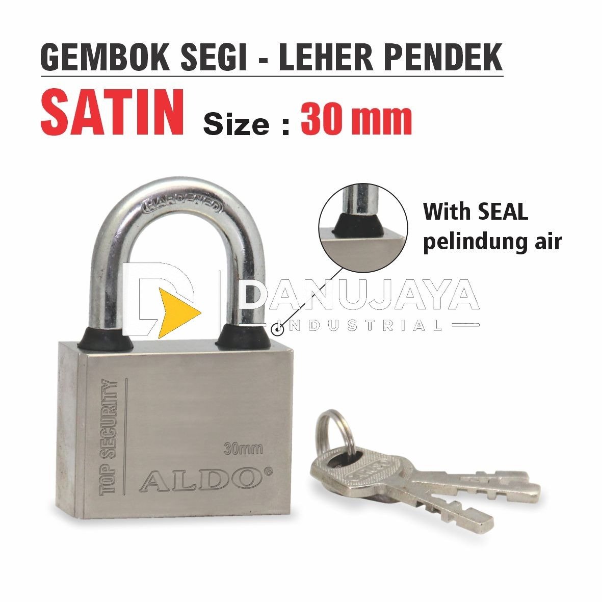 GEMBOK SEGI SATIN PENDEK MERK ALDO