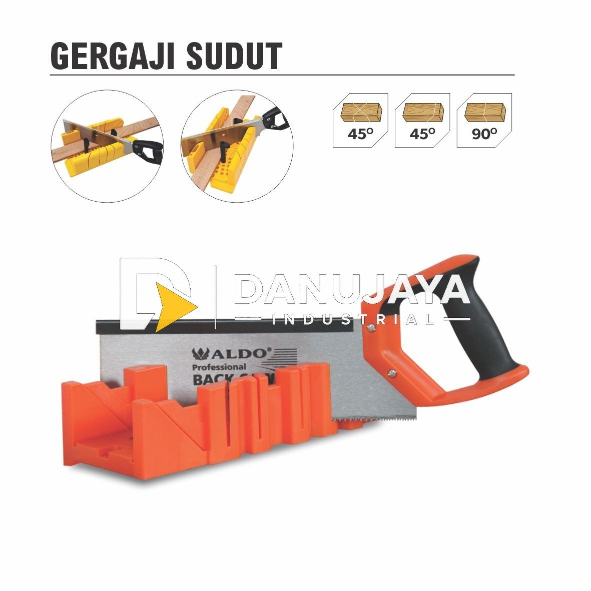 GERGAJI SUDUT + MATRAS 1231 ALDO / BACK SAW