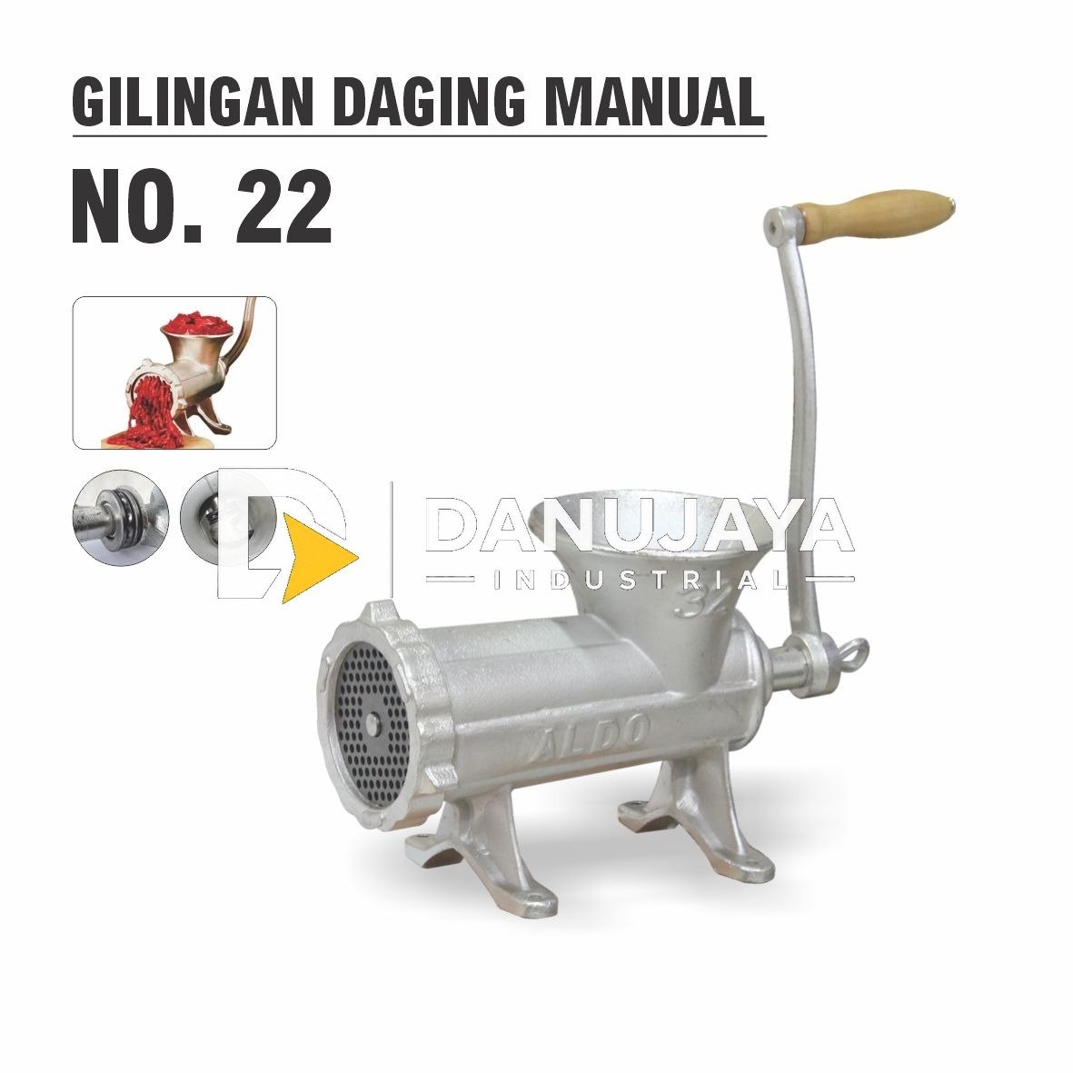 GILINGAN DAGING MANUAL # 22 ALDO