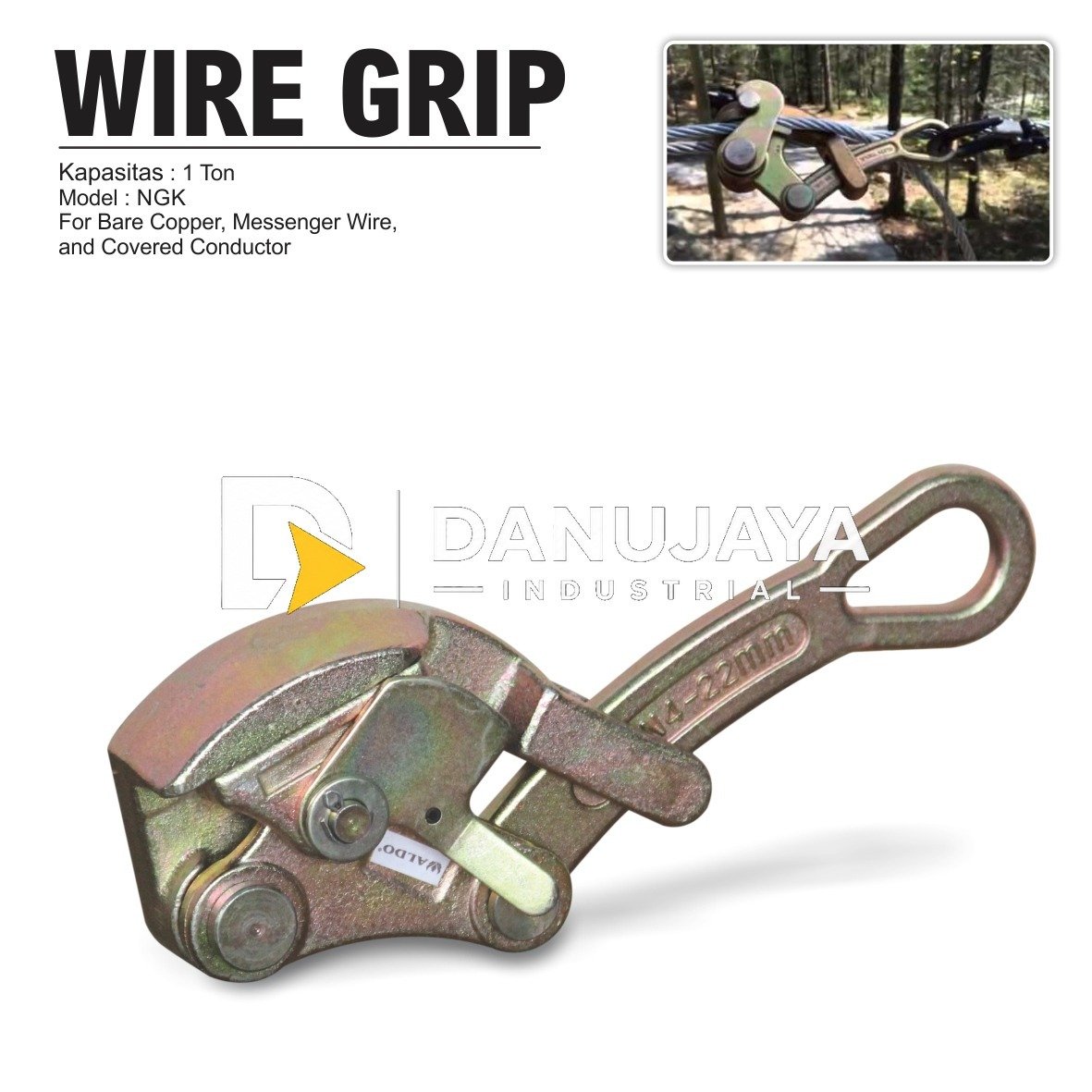 GRIP MODEL NGK / WIRE GRIP / KODOKAN / ALAT PENGENCANG KABEL ALDO