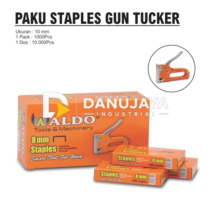 GUN TUCKER / STAPLES TEMBAK BODY BESI 6 ~ 10 MM GTC-10 MERK ALDO