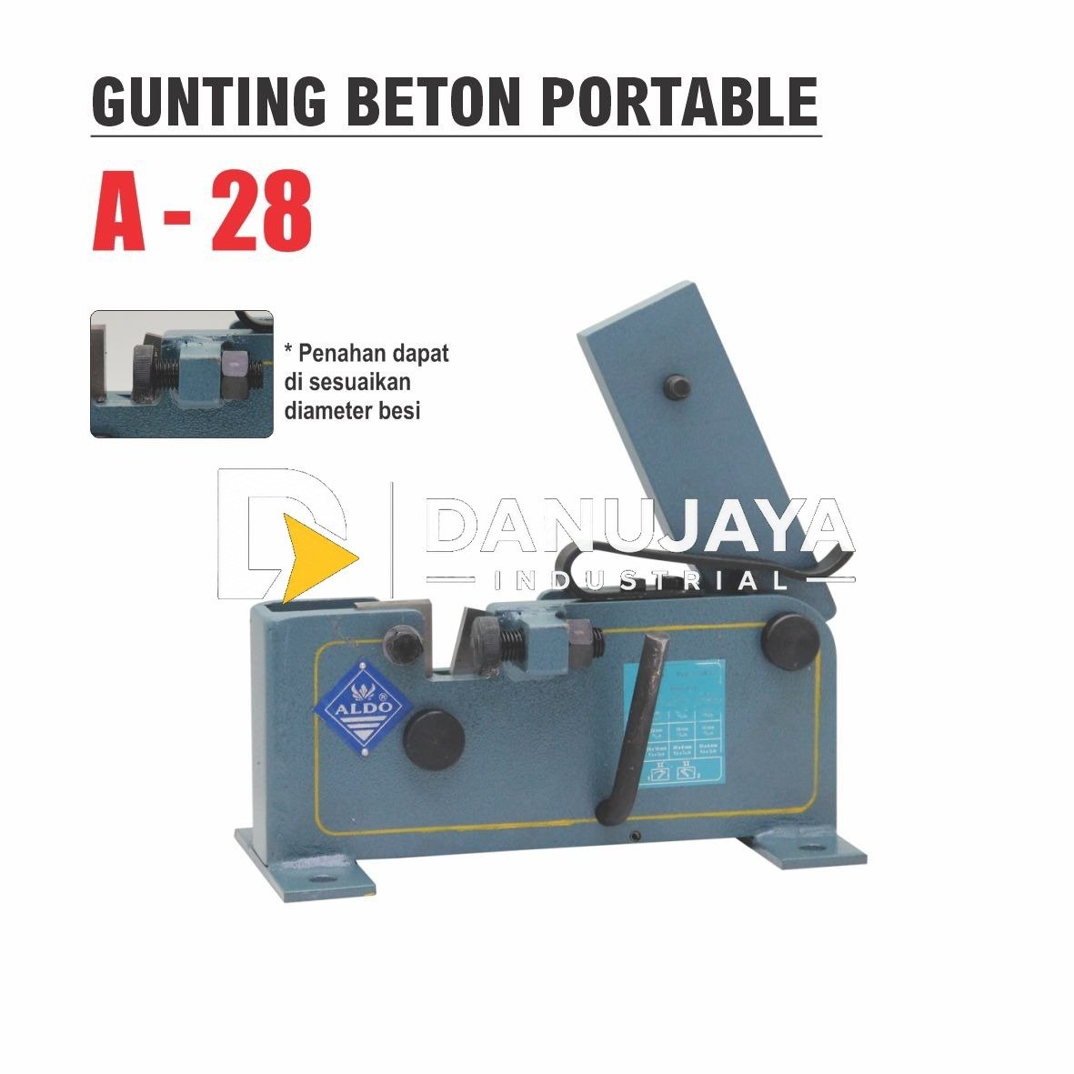 GUNTING BESI BETON PORTABLE A-28 ALDO