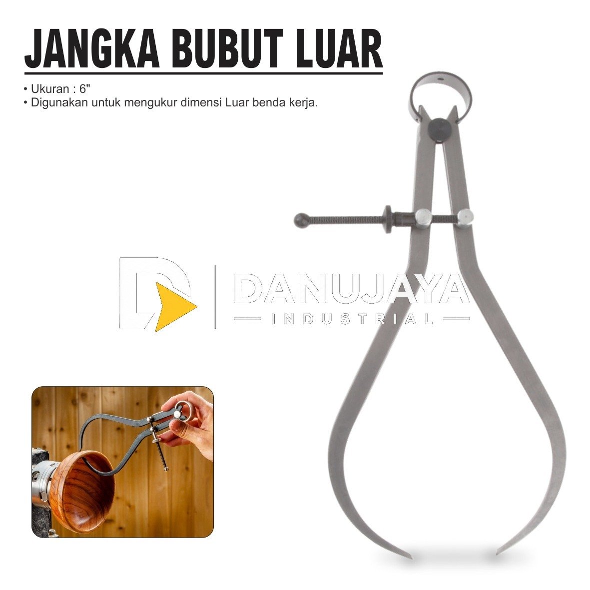 JANGKA BUBUT LUAR / SPRING CALIPER OUTSIDE MERK ALDO