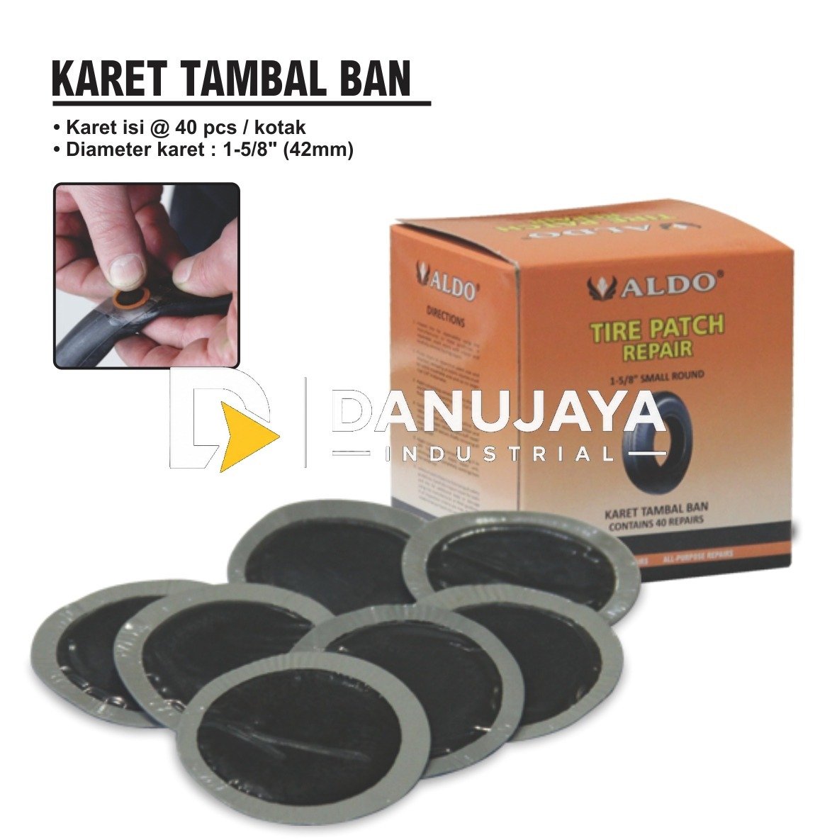 KARET TAMBAL BAN BULAT - ALDO