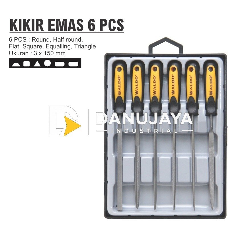 KIKIR EMAS 6 PCS MERK ALDO