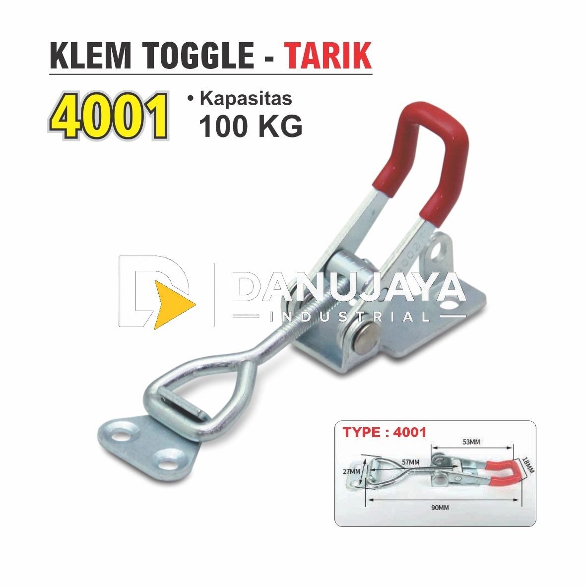 KLEM TOGGLE TARIK 100 KG 4001 MERK ALDO