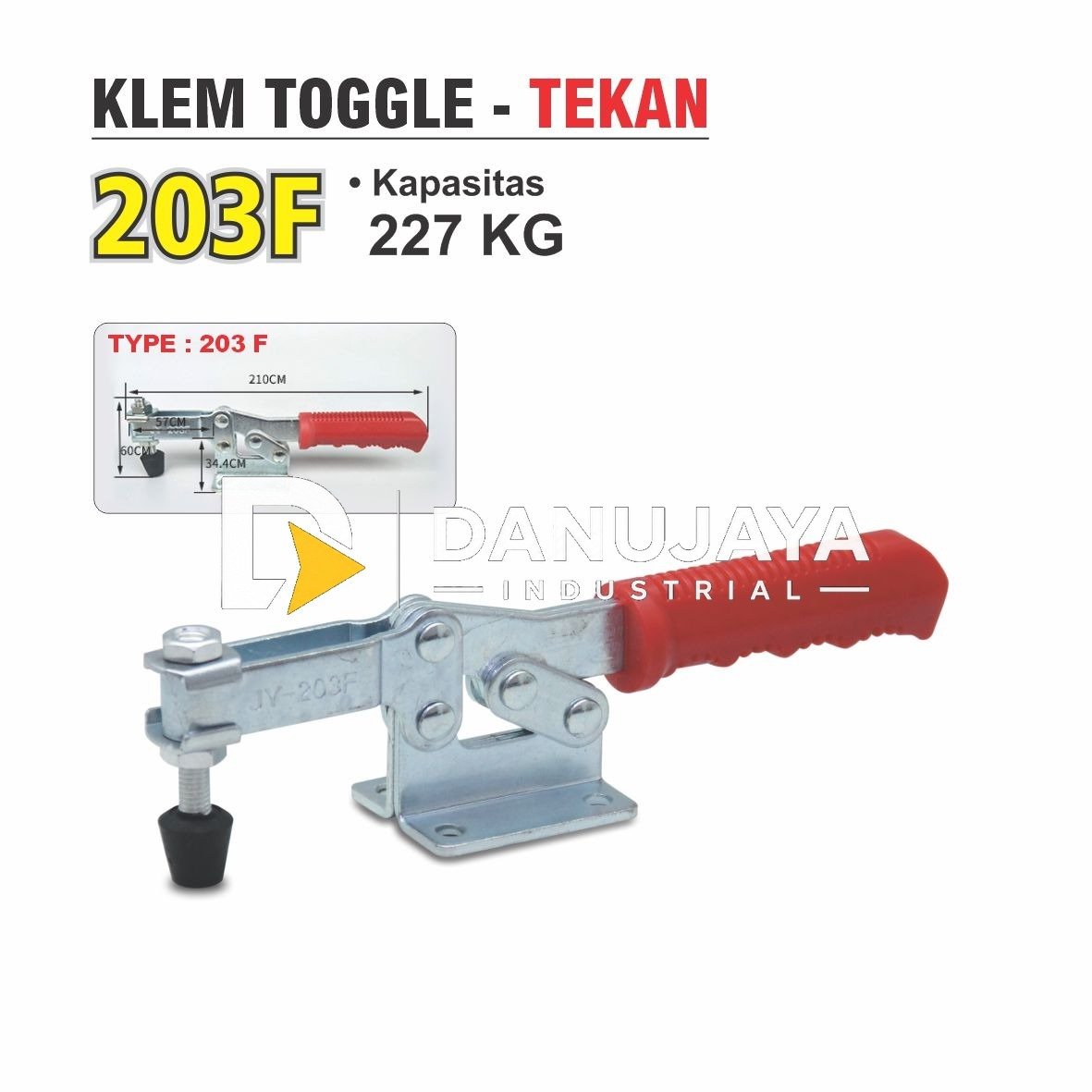 KLEM TOGGLE TEKAN 203F 227 KG MERK ALDO
