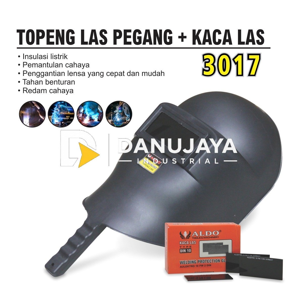 KOP KACA MODEL POMPA 8 " HD 359 / ALAT ANGKAT KACA / PEMBAWA KACA