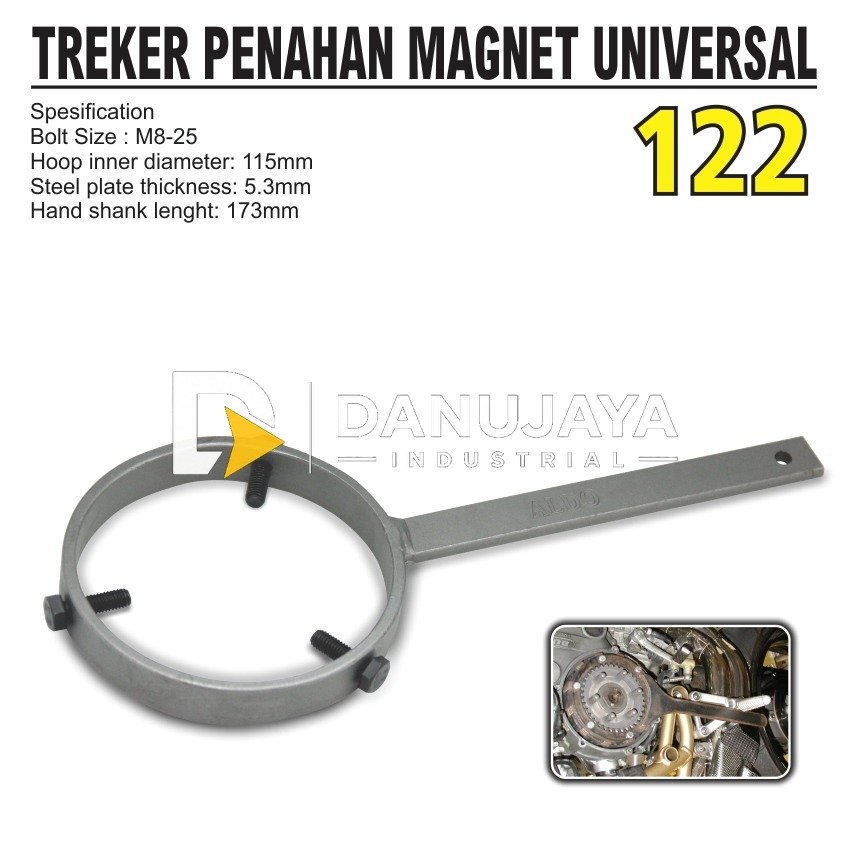 -KUNCI PENAHAN MAGNET UNIVERSAL 122 / TREKERPENAHAN MAGNET UNIVERSAL Merk Aldo