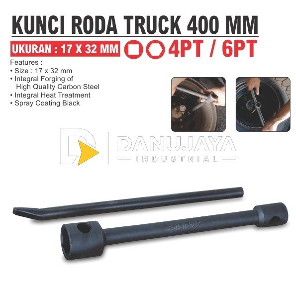 KUNCI RODA TRUCK 400 MM HEXAGONAL + HEXAGONAL ( 6/6PT) / WHEEL SPANNER SET / KUNCI RODA UNTUK BAN TRUCK ( 6/6PT) MERK ALDO