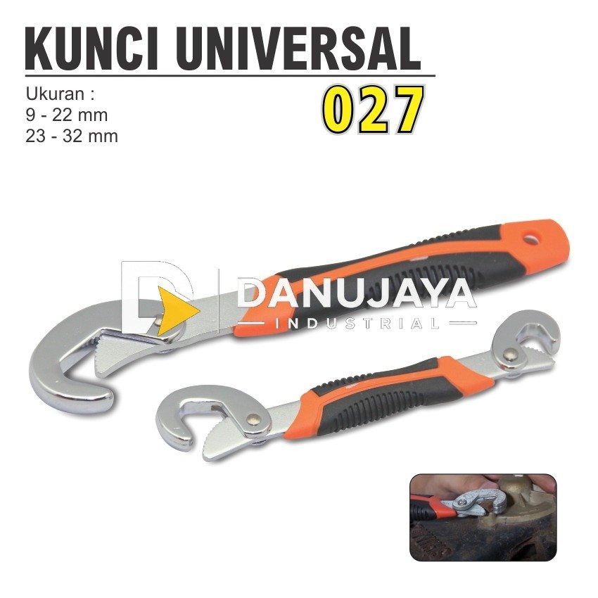 KUNCI UNIVERSAL 2 PCS 027 / KUNCI INGRIS SERBAGUNA / 2 PCS UNIVERSAL SPANNER ALDO