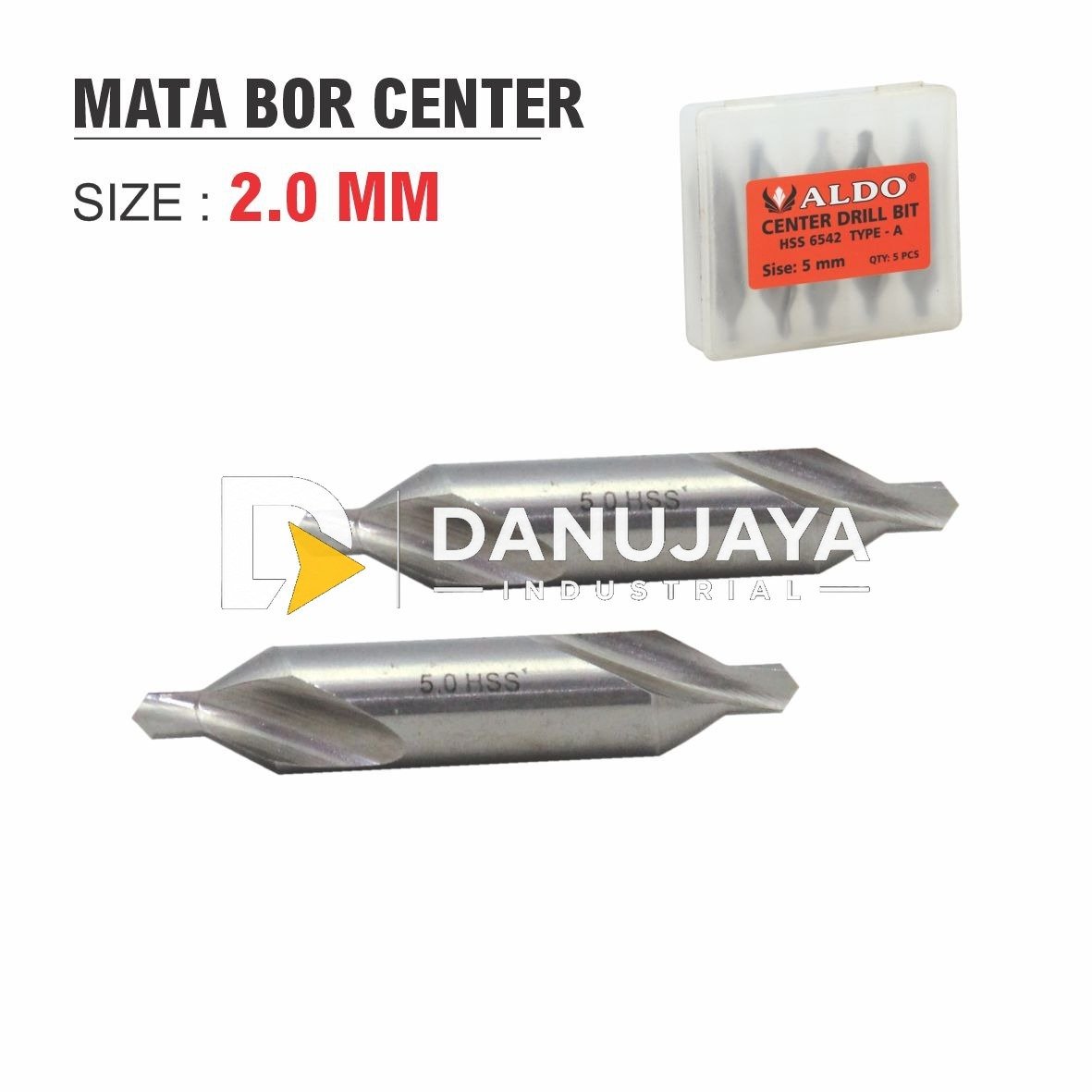 MATA BOR CENTER / CENTER DRILL BIT SET / CENTER BOR MERK ALDO