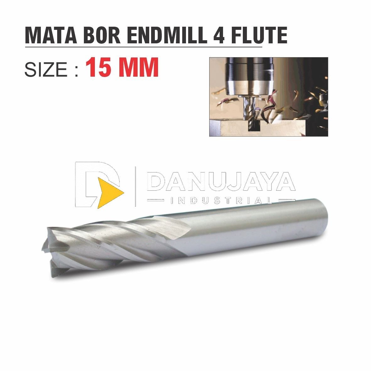 MATA BOR ENDMILL / FRISS / FRAIS UKURAN : 15 - 25 MM MERK ALDO