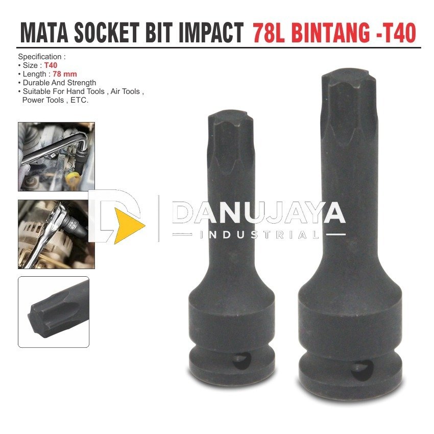 MATA SOCK BIT IMPACT BINTANG / MATA IMPACT / SAMBUNGAN SOCKET ALDO