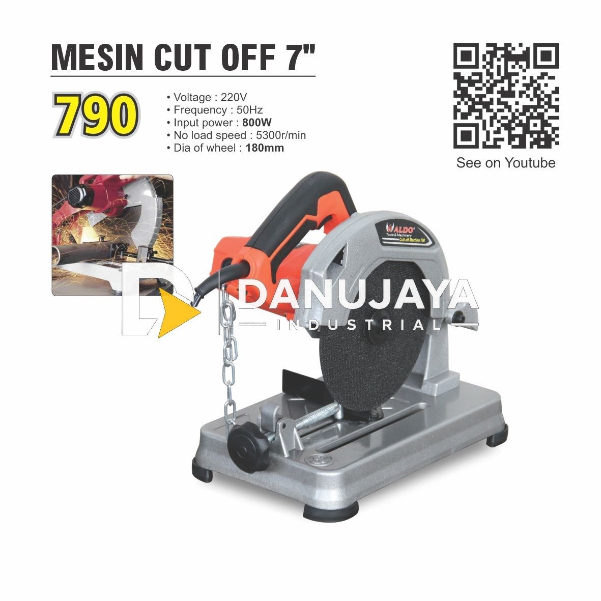 Mesin Cut Off Type 790 Merk Aldo