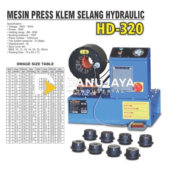 MESIN HYDRAULIC PRESS / HYDRAULIC PRESS PNEUMATIC / MESIN ALAT PRESS HIDROLIK / MESIN PRES ALAT HIDROLIK ALDO