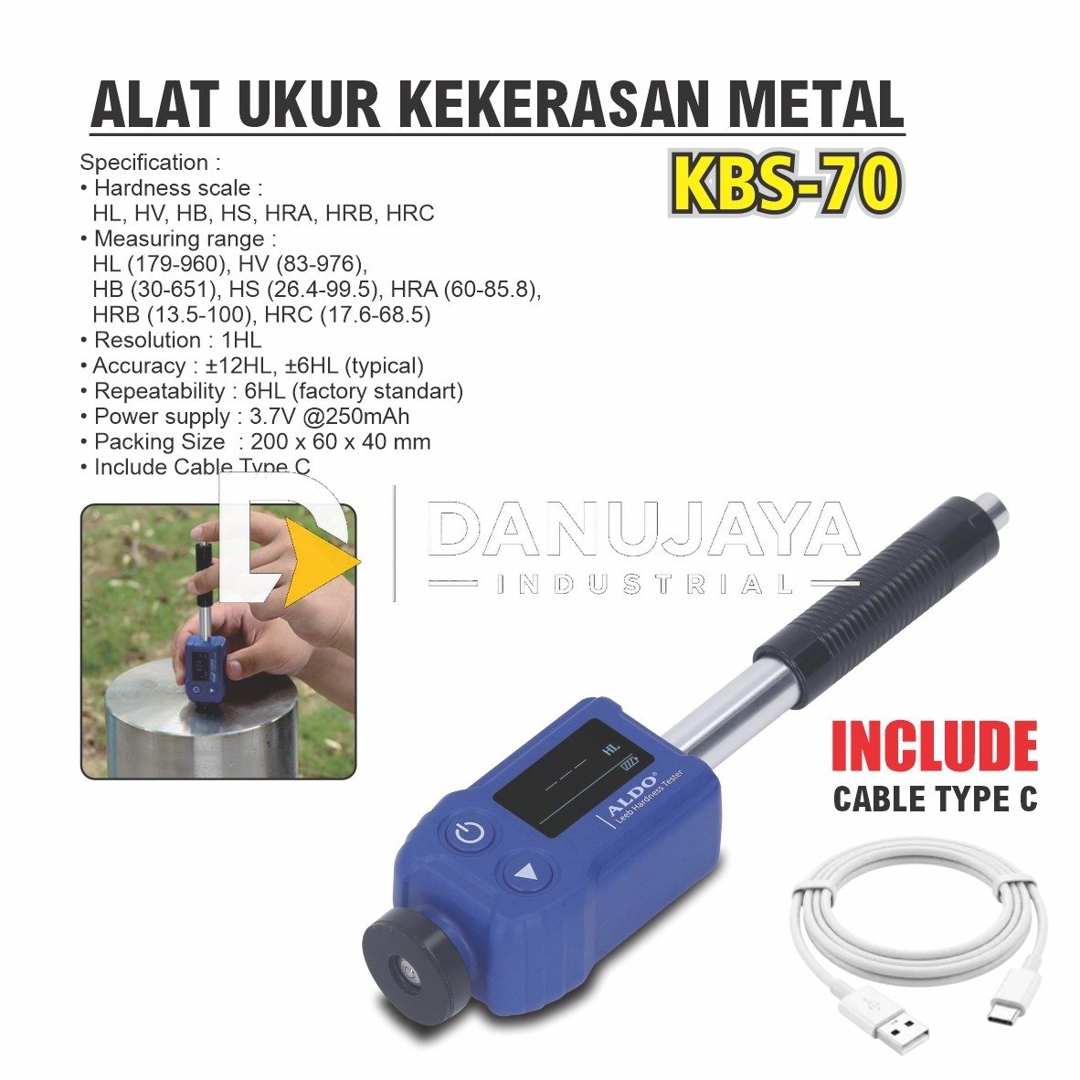 METAL DETEKTOR BADAN TX-1001C / HAND HELD METAL DETECTOR MERK ALDO