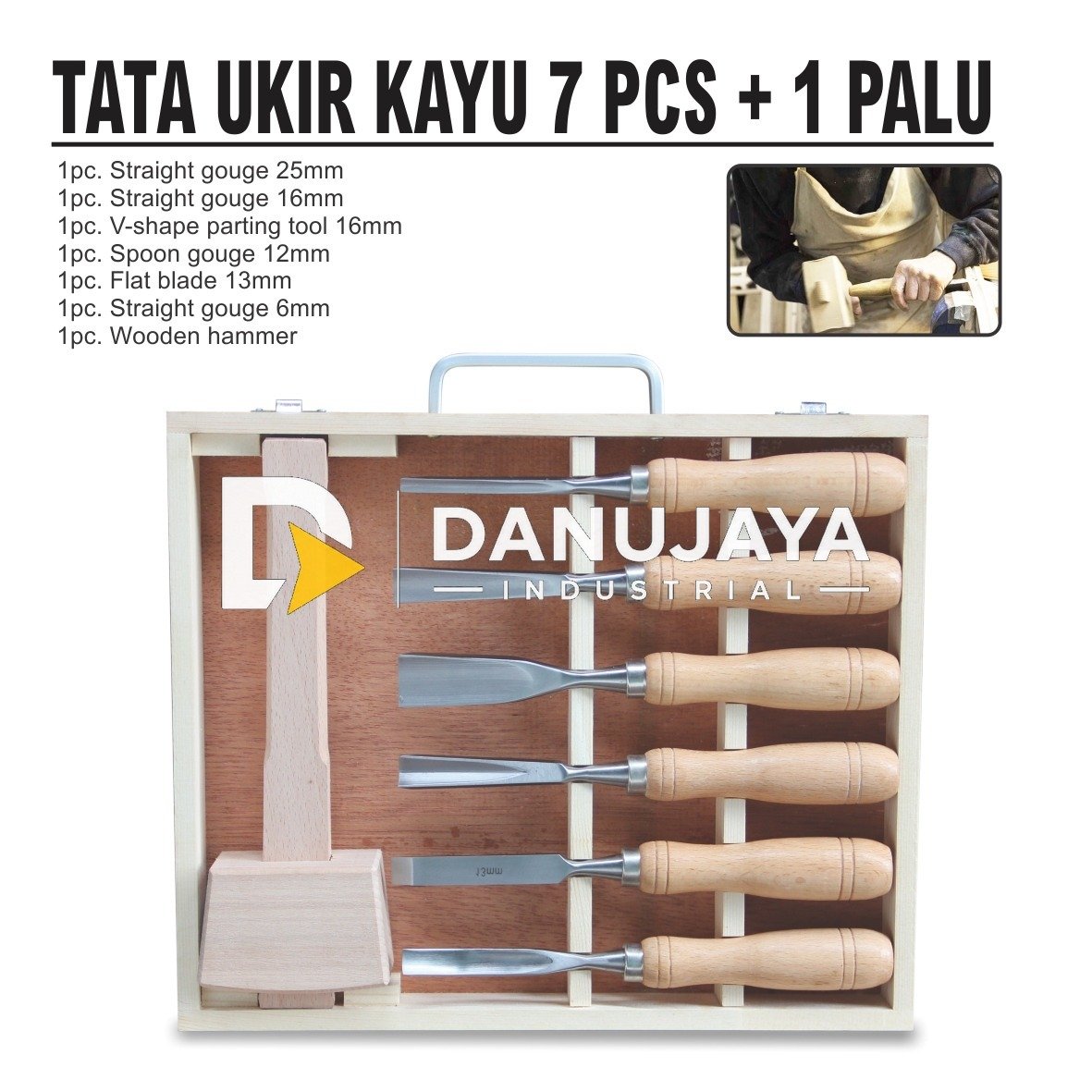 Palu Ketok Body Repair 7 Pcs Merk Aldo