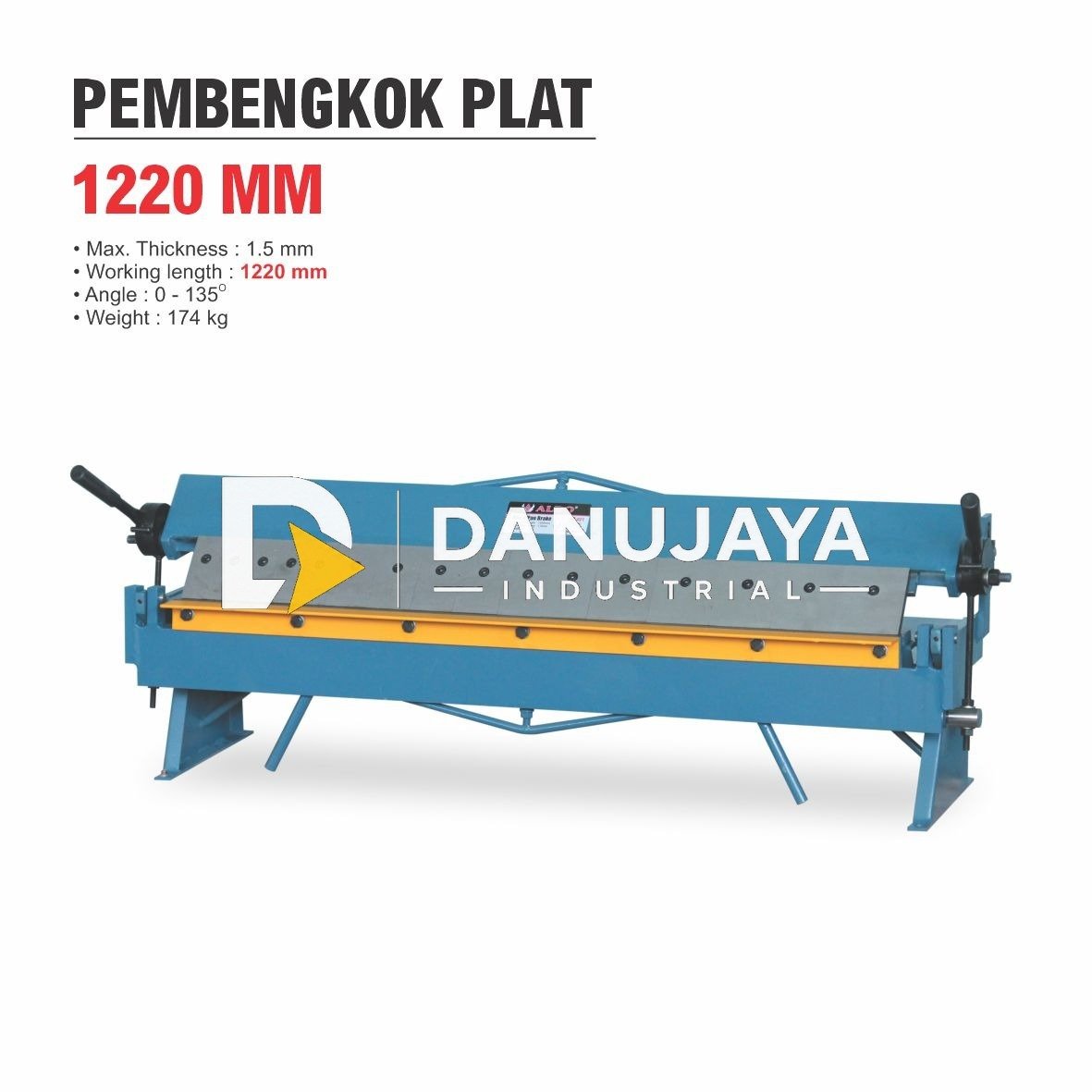 PEMBENGKOK PLAT 1220 MM MERK ALDO