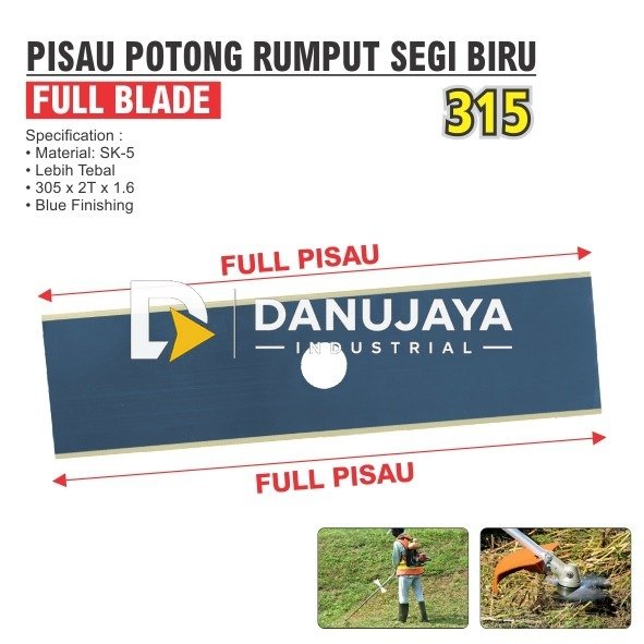 PISAU POTONG RUMPUT SEGI 400 P MERK ALDO