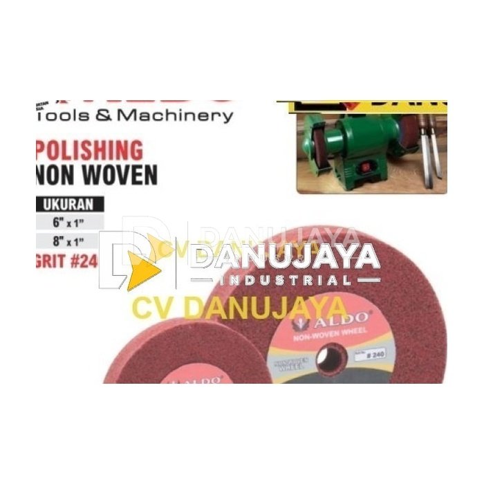 POLISHING NON WOVEN MERAH / MATA GERINDA POLES / RODA POLES ALDO
