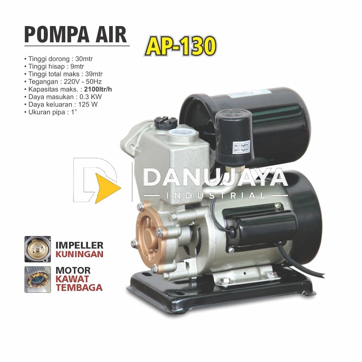 POMPA AIR AP 130 / WATER PUMP MERK ALDO