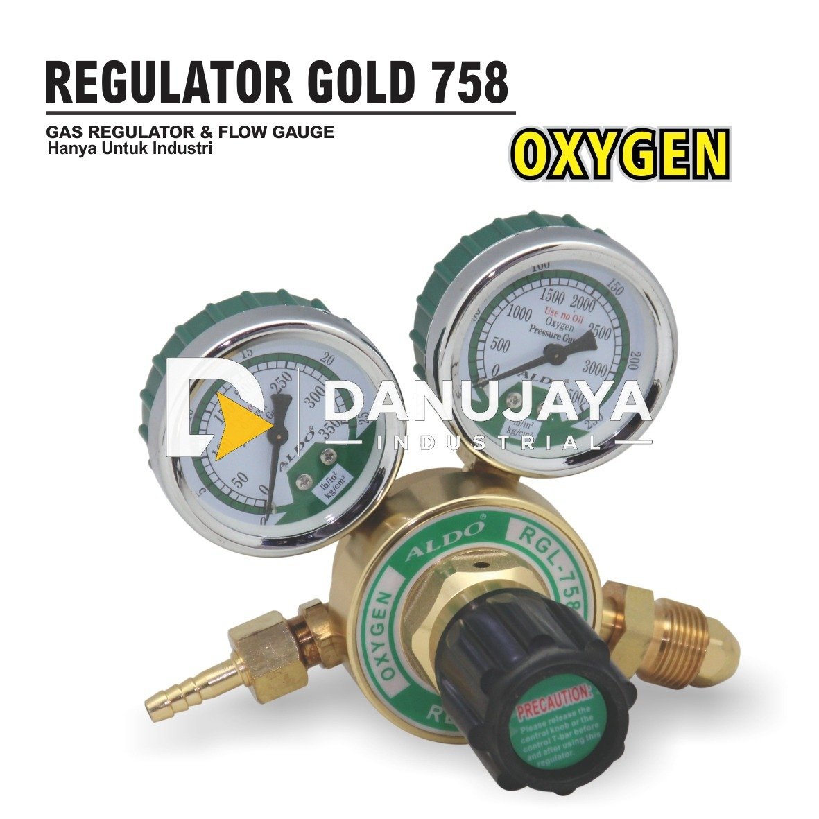 REGULATOR GOLD 758 - OXYGEN / OKSIGEN MERK ALDO